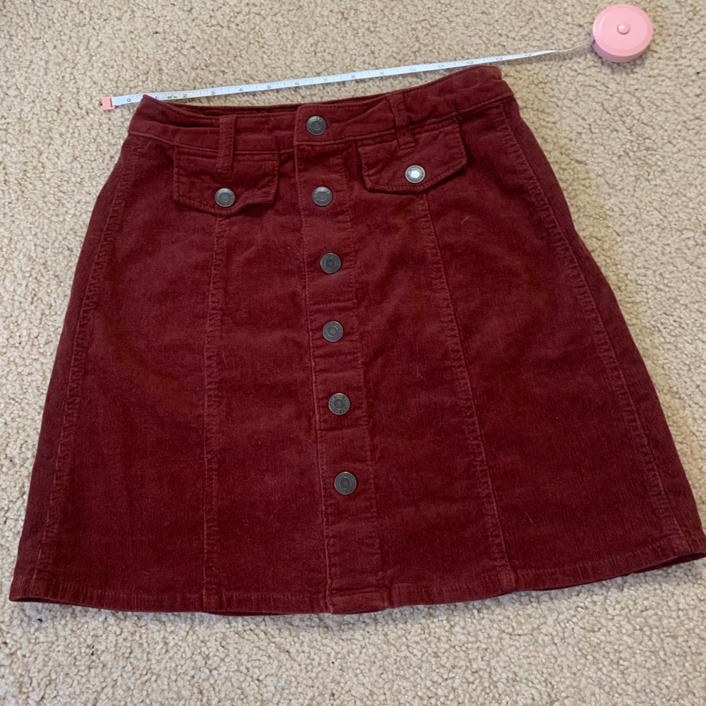 Corduroy skirt